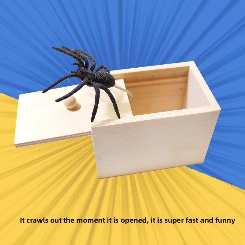Prank Box with Jump-Scare Insects