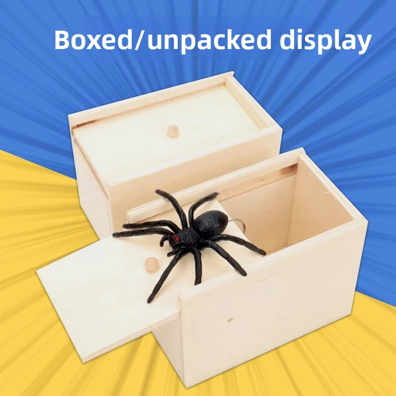 Prank Box with Jump-Scare Insects