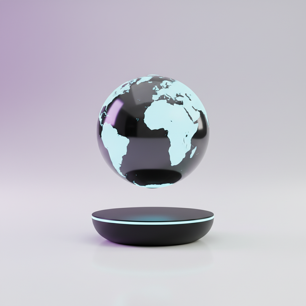 The Floating Globe levitating display