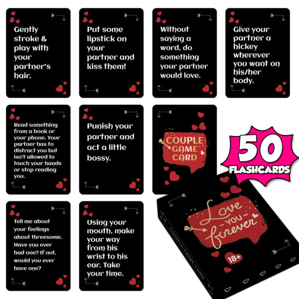Couple Conversation Card Game - 50 Cards